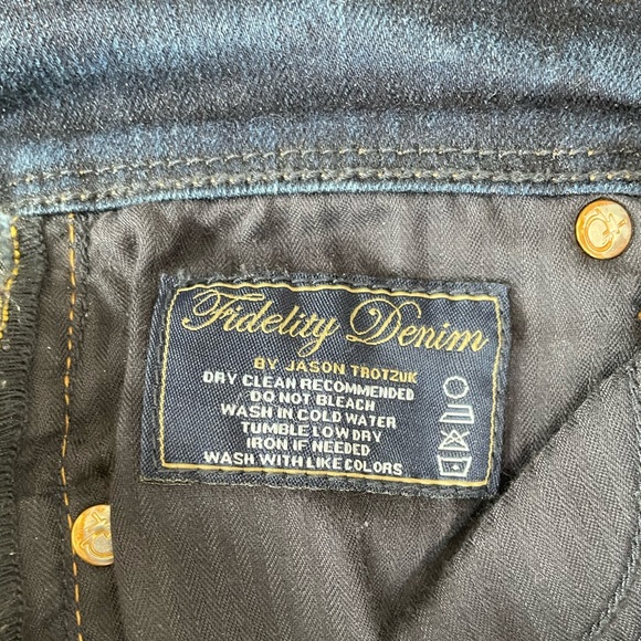 Fidelity Denim Jeans “Stevie” Size 29 NWOT - Picture 5 of 6